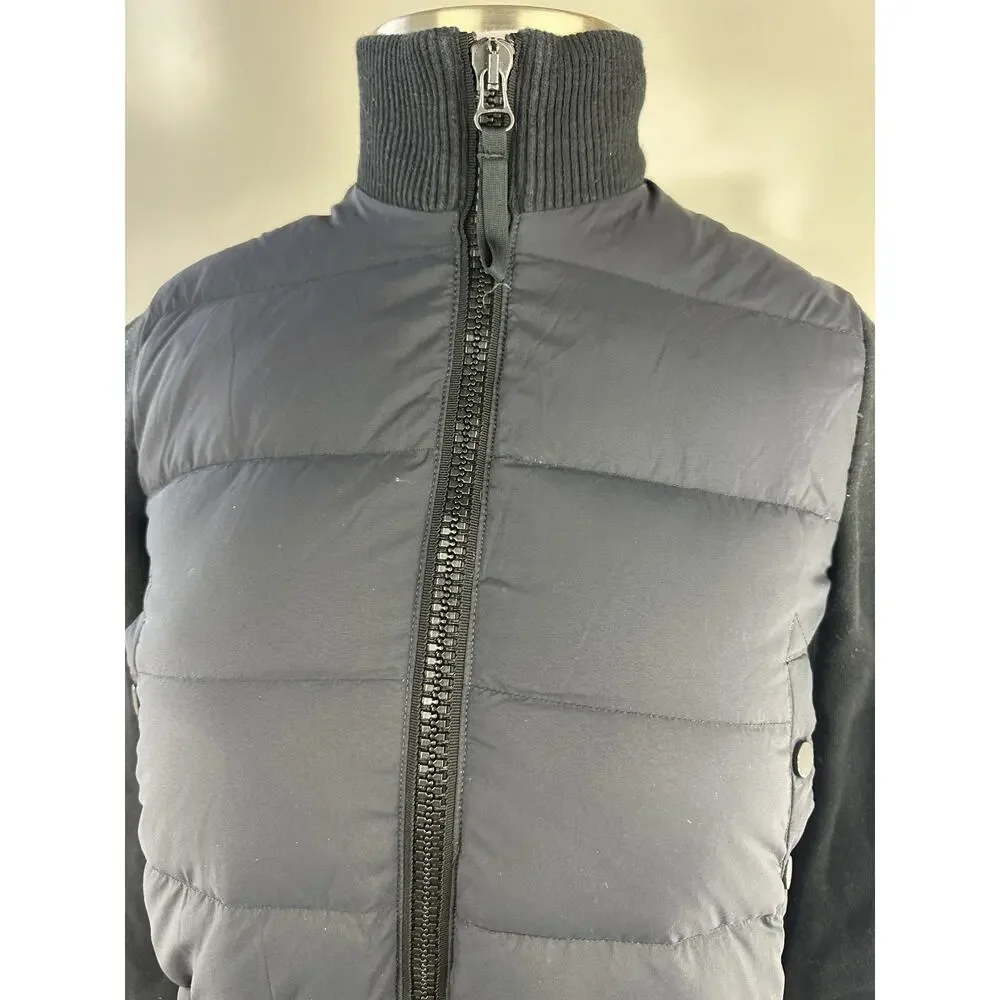 James Perse x Yosemite Mixed Media Jacket Zip Puffer Black Size 1 US Small - Picture 6 of 16